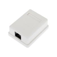 Розетка RJ-45 Розетка компьютерная внешняя, 1-порт RJ-45 (8P8C), UTP CAT 6 REXANT (03-0132) 03-0132