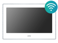 Монитор домофона цветной CTV-M5702 W (белый) CTV-M5702