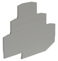 Изолятор торцевой для клемм Изолятор торцевой для клеммы VPR-2.5-3L (D-VPR-2.5-3L) D-VPR-2.5-3L