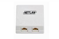 Розетка информационная настенная EC-UWO-2-UD2-WT-10 (10шт) EC-UWO-2-UD2-WT-10