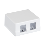 Корпус настенной розетки EC-UWO-2KJ-WT-10 (10шт) EC-UWO-2KJ-WT-10