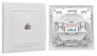 Розетка RJ-45 1-местная СП Минск Розетка RJ-45 1-местная СП (ERK01-035-10) ERK01-035-10