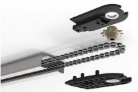 Рейка приводная цельная с цепью LGR-3600C 499803000