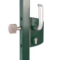 Замок механический для откатных ворот LSKZ4040 U2L (цвет: RAL 9005, черный) LSKZ4040U2L