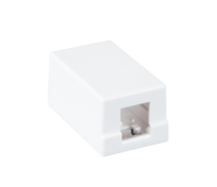 Корпус настенной розетки EC-UWO-1KJ-WT-10 (10шт) EC-UWO-1KJ-WT-10