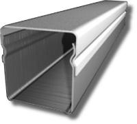 Кабельный канал металлический оцинкованный ККМО 15х15 ККМО 15х15 (крышка белая)