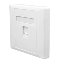 Лицевая панель 1 порт Лицевая панель 1 порт (80х80, шторка) 10-0333 10-0333