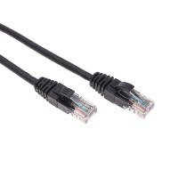 Патч-корд UTP Патч-корд U/UTP, CAT 5e, RJ45-RJ45, 26AWG, LSZH, черный, 2м REXANT (02-0102-2) 02-0102-2