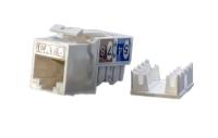 Вставка Keystone Jack RJ-45 KJ9-8P8C-C6-90-WH 432594