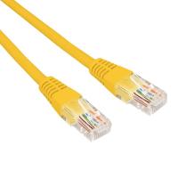 Патч-корд UTP Патч-корд U/UTP CAT 6, RJ45-RJ45, 26AWG, LSZH, желтый, 5м REXANT (02-0295-5) 02-0295-5