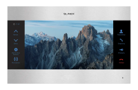 Монитор домофона цветной с функцией «свободные руки» SL-10MHD (серебро+черный) 