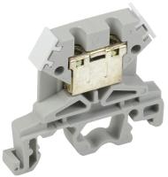Зажим наборный на DIN-рейку Зажим наборный ЗНИ-4 кв.мм серый (YZN10-004-K03) YZN10-004-K03