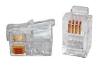 Разъем RJ-11 PLUG-4P4C-P-C2-100 (100 шт) 49381