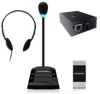 Устройство переговорное клиент-кассир, дуплексное, с записью переговоров SX-401/1 