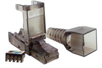 Разъем RJ-45 Коннектор 8P8C UTP 6A (RJ-45) безынструментальный (10-0239) 10-0239