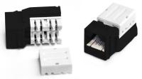 Вставка Keystone Jack RJ-45 KJNE-8P8C-C6-90-BK 222453