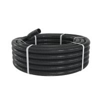 Труба гофрированная не распространяющая горение, безгалогенная, без протяжки Труба ПА 6, ПВ-2 черная DN10мм (PA601013F2) PA601013F2