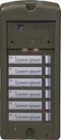 Блок вызова домофона БВД-306CP-6 БВД-306CP-2(4,6)