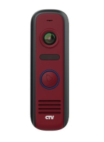Вызывная панель цветная CTV-D4000S R (красный) CTV-D4000S