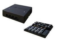 Коробка универсальная радиотрансляционной сети РОН черная (75 Ом) 