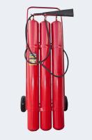 Огнетушитель углекислотный, передвижной ОУ-40 ВСЕ в сборе 