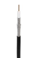 Кабель коаксиальный радиочастотный RG-11U, 75 Ом, CCS/Al/Al, 83%, 305 м, черный OUTDOOR (01-3011) 01-3011