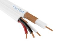 Кабель комбинированный для систем охранного телевидения ККСЭВ-3 2х0,75+1эх0,20 100120