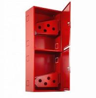 Шкаф пожарный навесной, закрытый, красный ПРЕСТИЖ-03-НЗК-2ПК 543-12