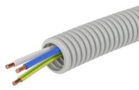 Гофрошланг с кабелем Труба ПВХ D=16 + ПуВ 3х1,5 (ГОСТ+) (9P91625) 9P91625