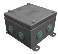 Коробка монтажная распределительная КМ-А-1515 IP55 нержавеющая сталь со смотровым окном КМ-А-1515 IP55 нержавеющая сталь со смот