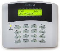 Проводная клавиатура для контрольных панелей серии Норд, Hunter, Captain K16-LCD 