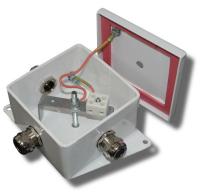 Коробка монтажная огнестойкая КМ-О (2к*6,0)-IP66-120х120, два ввода КМ-О (2к*6,0)-IP66-120х120, два ввода