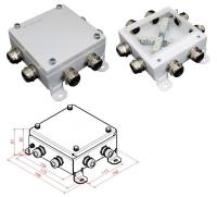 Коробка монтажная огнестойкая КМ-О (16к)-IP66-1515, 8 вводов КМ-О (16к)-IP66 1515, 8 вводов