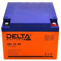 Аккумулятор герметичный свинцово-кислотный Delta GEL 12-26 4614010140005