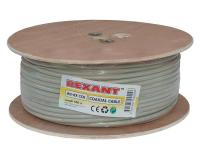 Кабель коаксиальный радиочастотный RG-8X, 50 Ом, CCS/Al/A, 75% (01-2021) 01-2021