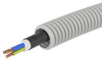 Гофрошланг с кабелем Труба ПВХ D=16 + ВВГнг(А)-LS 3х1,5 (ГОСТ+) (9L916100) 9L916100